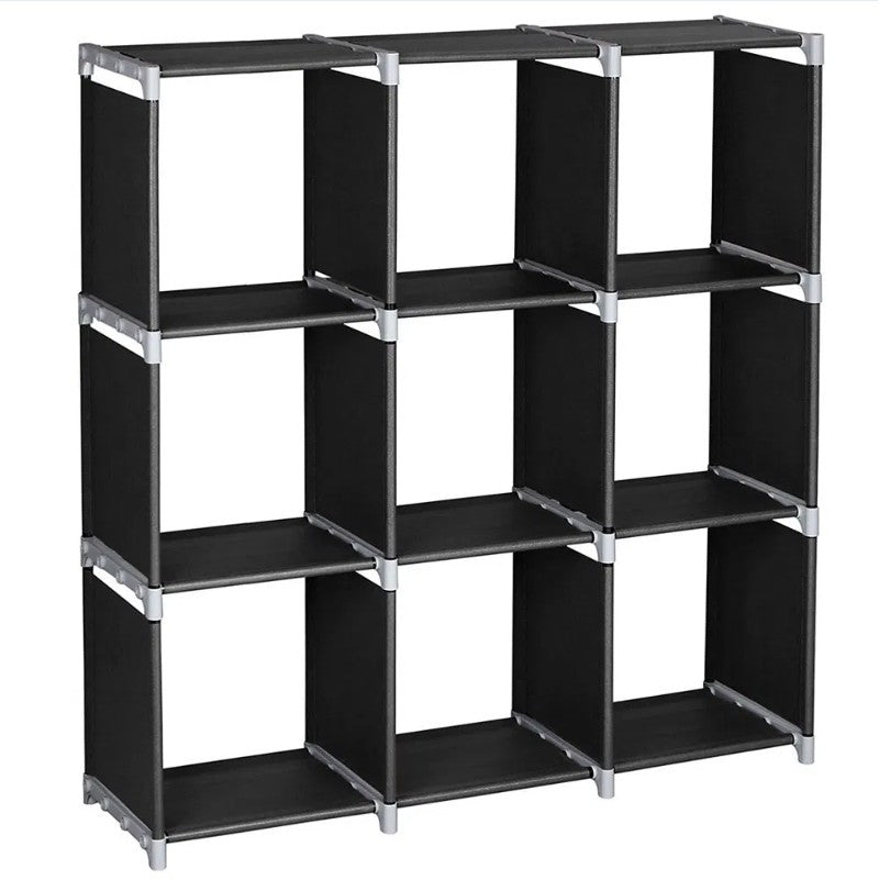 3 - Tier 9 - Cube Storage Organizer Shelf for Books, Clothes, Toys & more